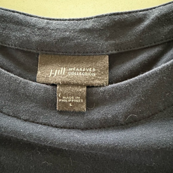 J Jill wearable collection short sleeve shirt. Size Large. - Picture 3 of 3
